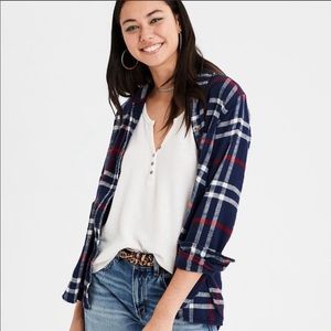 Boyfriend fit Flannel Button down